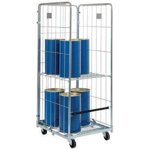 Removable Wire Shelf For Demountable Roll Pallets