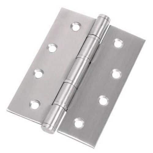 Washered Stainless Steel Hinge - 100 x 76 x 2mm - Satin Stainless Steel