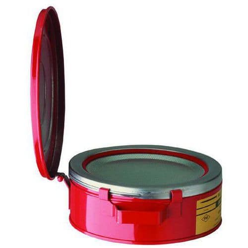 Justrite Bench Safety Cans for Spill Control and Safety