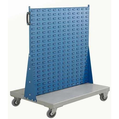 Single Sided Louvre Panel Trolley without Bins - Storage