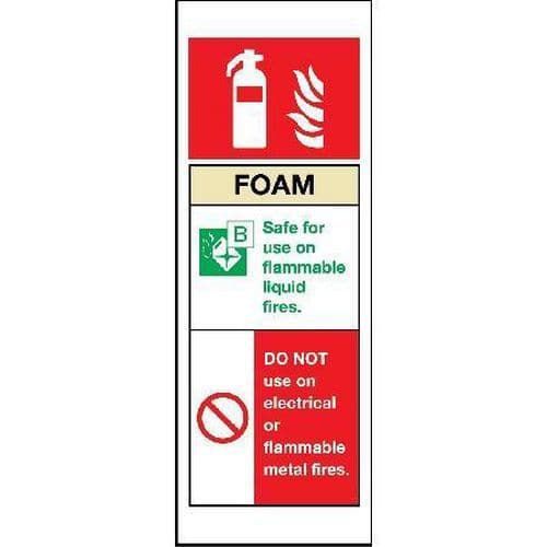 Foam Fire Extinguisher - Sign