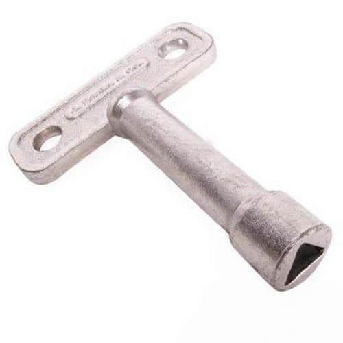 Meter Reader's Key - Zinc Plated