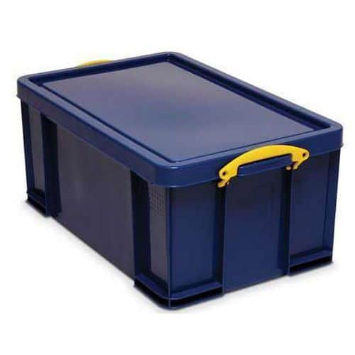 Blue Solid Storage Box - 64 L - Really Useful
