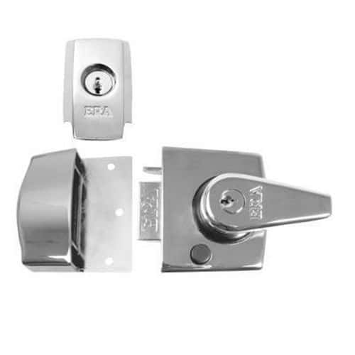 ERA BS3621:2004 Double Locking Nightlatch - 40mm Backset - Polished Chrome