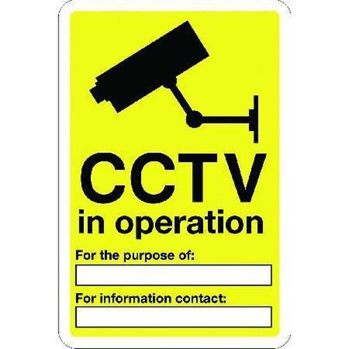 CCTV In Operation - Sign