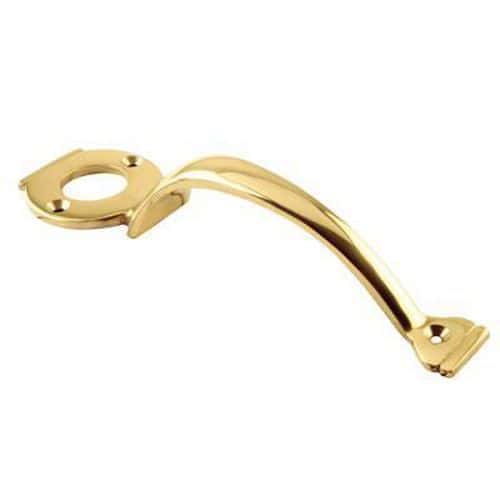 Escutcheon Handle for Long Throw Gate Lock - Brass