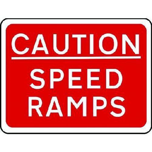 Caution Speed Ramps Sign