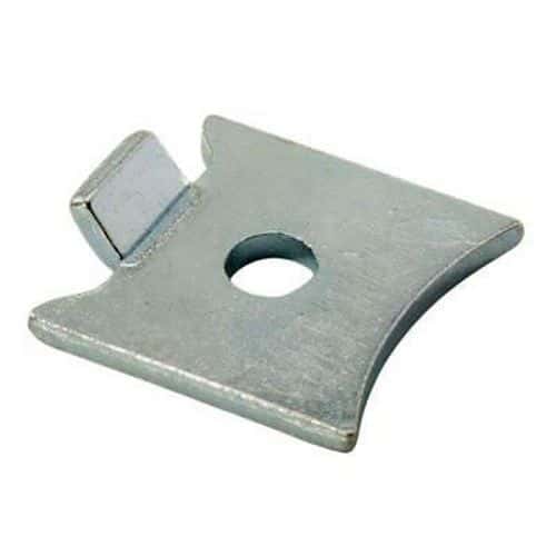 Standard Raised Bookcase Clip - Polished Nickel Plated