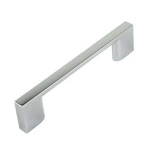 9mm Slim D-Bar Cabinet Handle - 96mm Centres - Polished Chrome