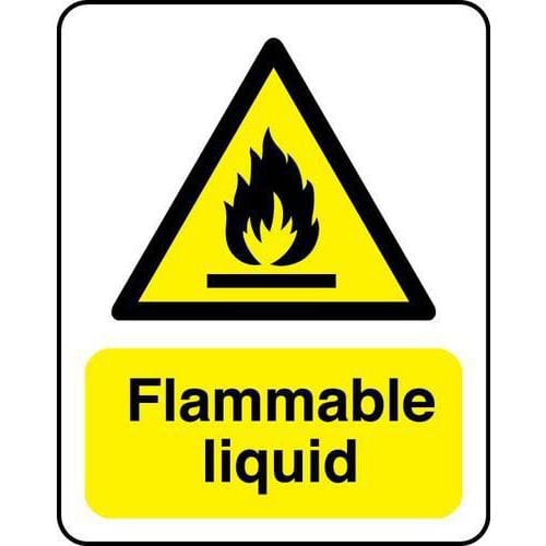 Flammable Liquid - Chemical Substance Sign