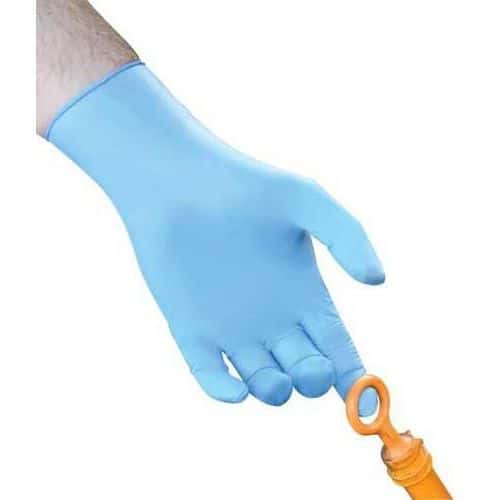 Blue Nitrile Disposable Food Gloves - Powder-Free - Polyco