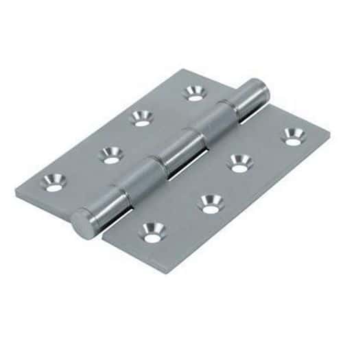 Double Phosphor Bronze Washered Hinge - 102 x 76 x 4mm - Satin Chrome