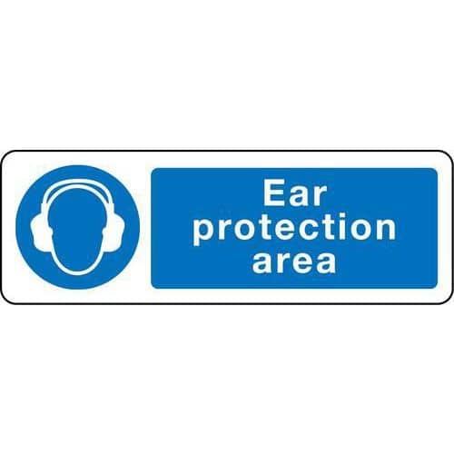 Ear Protection Area - Sign