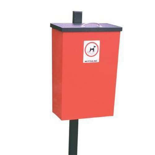 Dog Poo Waste Bin - Litter Bins - 56L Capacity