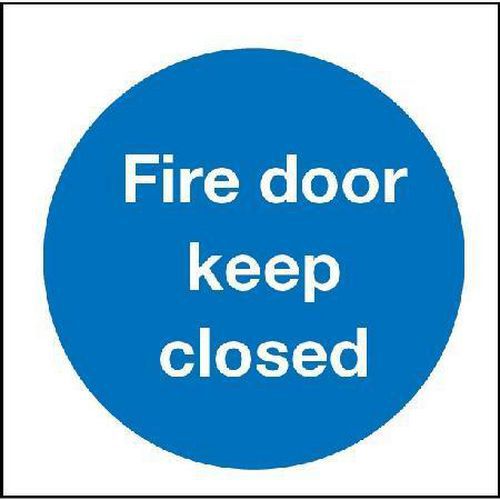 Fire Door Keep Closed - Sign