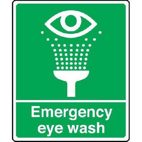 Emergency eye wash Sign