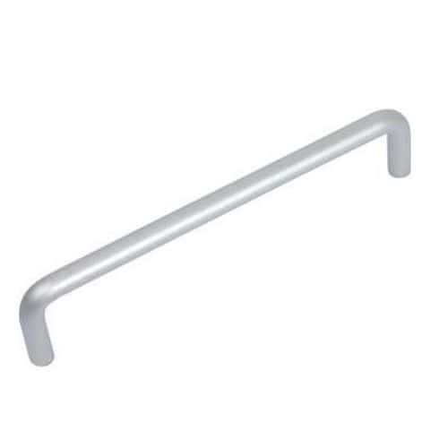 9mm D-Bar Cabinet Handle - 100mm Centres - Satin Aluminium