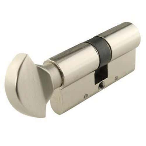5 Pin Cylinder - Euro Thumbturn - Length 60mm - 30[k] + 30mm - Nickel