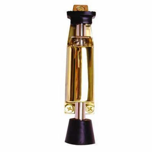 Jedo Foot Operated Door Holder - 180mm - Polished Brass