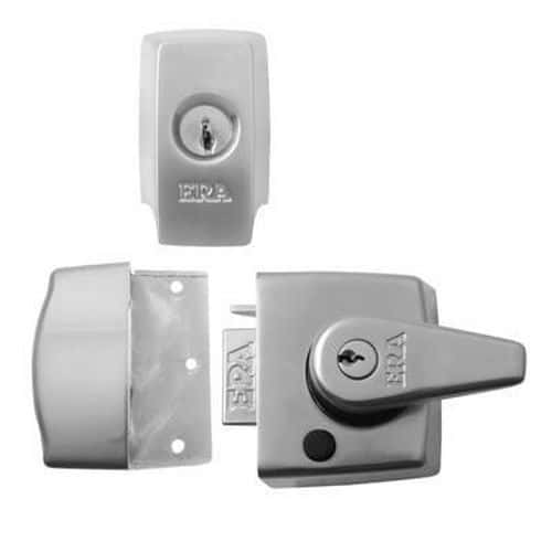 ERA BS3621:2004 Double Locking Nightlatch - 40mm Backset - Satin Chrome