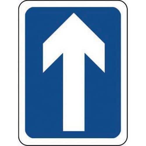 Straight Ahead Class 2 Sign