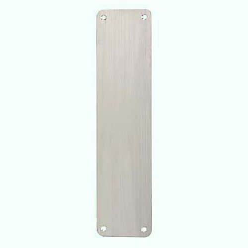 Altro Plain Finger Plate - 375 x 75 x 1.5mm - Satin Stainless