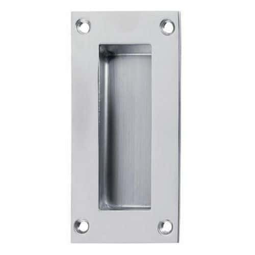 Altro Rectangular Flush Handle - 51 x 102mm - Polished Stainless Steel