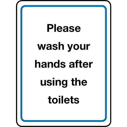 Wash Your Hands Sign Signs And Id Manutan Uk