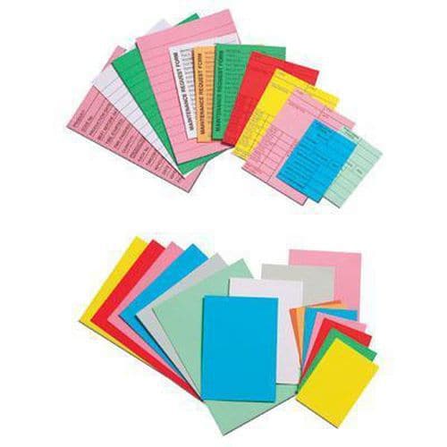 Cards for Multi-Column Card Rack for Office Organization and Storage