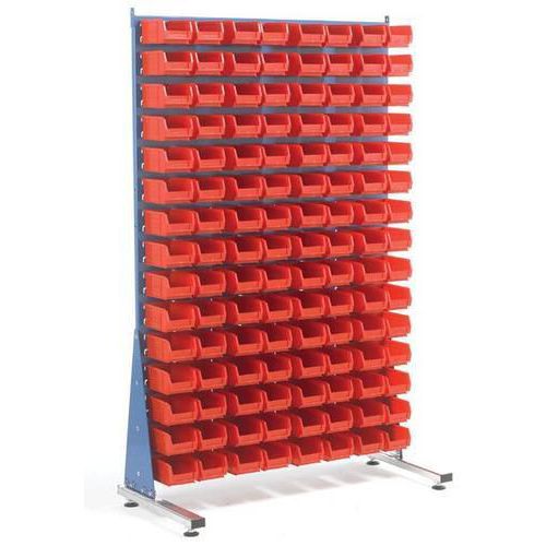 Single Sided Louvre Storage Panel With Picking Bins - Barton Spacemasters