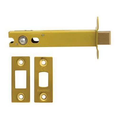 Altro 5mm Tubular Bathroom Deadbolt - 125mm Case - 107mm Backset - PVD Brass