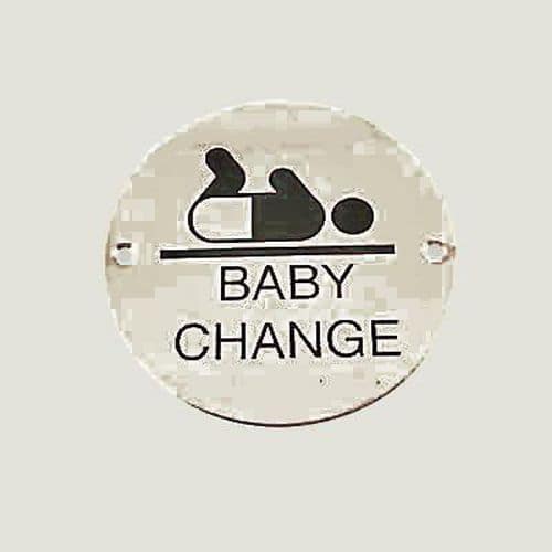 Baby Change - 75mm - Polished Stainless Steel