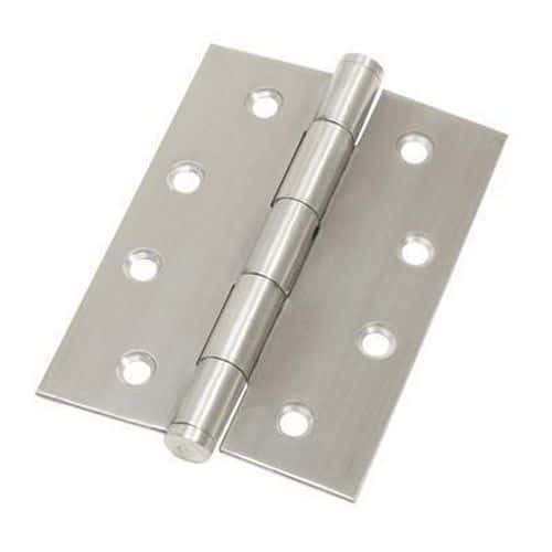 Pressed Butt Hinge - 102 x 76 x 2mm - Satin Stainless Steel