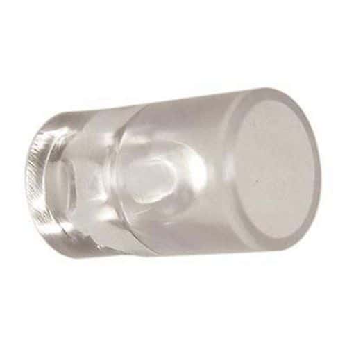 Standard Plastic Glass Shelf Support - 19 x 10mm - Clear - Pack of 50