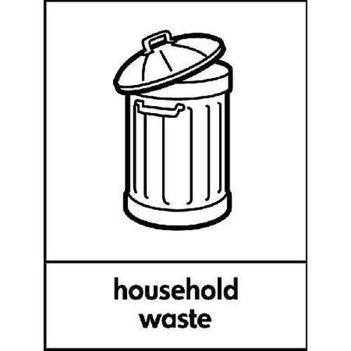 Household Waste Sign