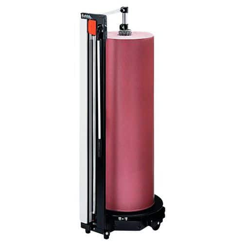 Portable vertical dispenser/cutter - Roll Ø 450 and 750 maximum