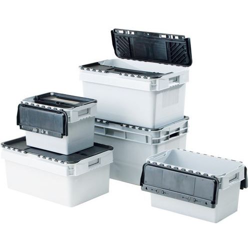 Standard container with integrated lid - Length 300 mm