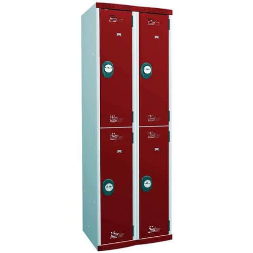 Seamline Optimum® multi-compartment locker - On base - Acial