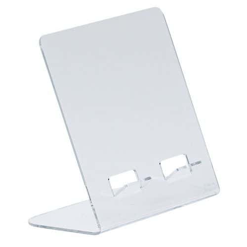 Crystal acrylic tablet holder - Set of 2 - Manutan Expert