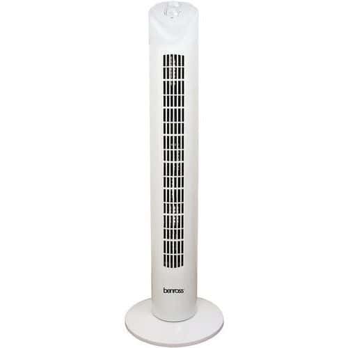 Benross Oscillating 3 Speed Tower Fan - White