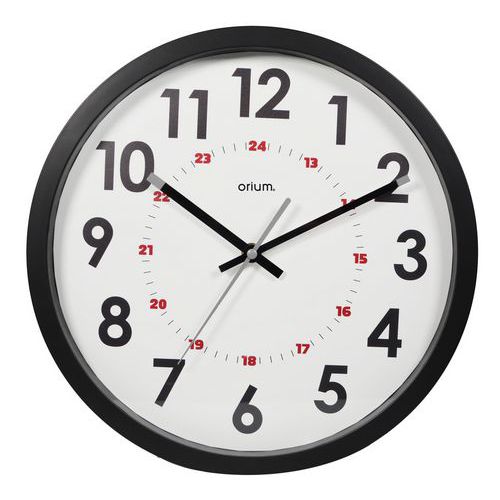 Clock, 30 cm, dual display - Orium