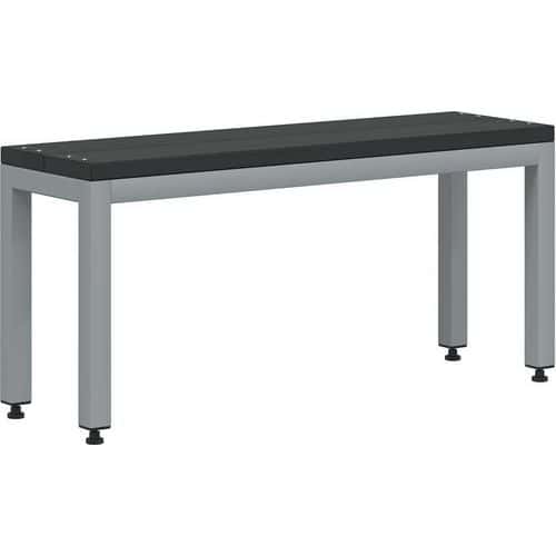 Bisley Metal Locker Room Bench - Freestanding - HxWxD 470x1200x300mm