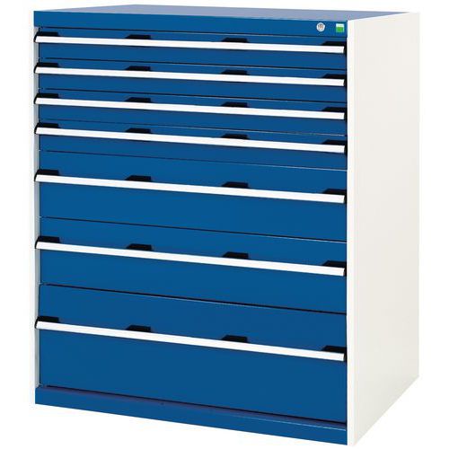 Bott SL-107 workshop cabinet with drawers - Height 120 cm