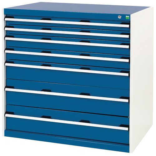 Bott SL-107 workshop cabinet with drawers - Height 100 cm