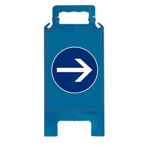 Regulation sign tripod - Blue