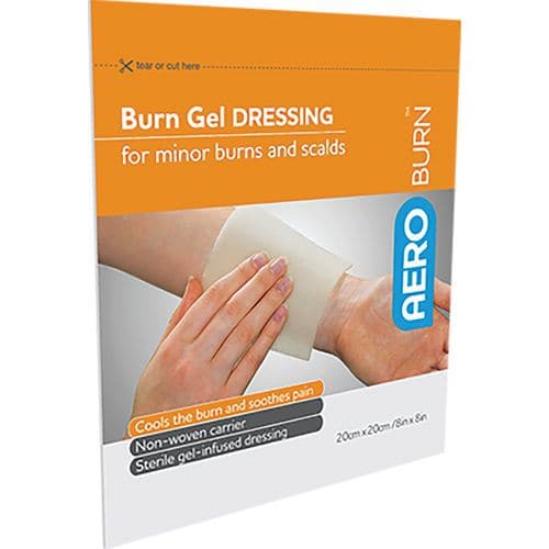 Burns Sterile Gel Dressing - Medium & Large - AeroBurn