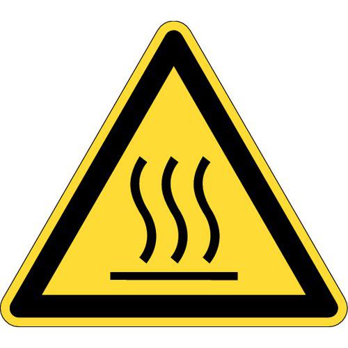 Hazard sign - High temperature - Rigid