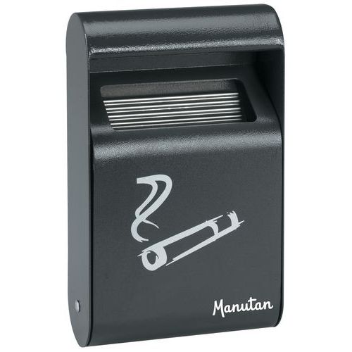 Wall Mountable Ashtray - Outdoor - Rectangular - 1.5 L - Manutan Expert