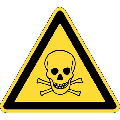 Hazard sign - Toxic materials hazard - Rigid