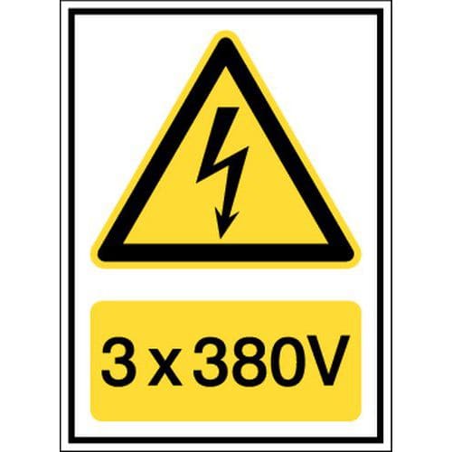 “Voltage” danger sign